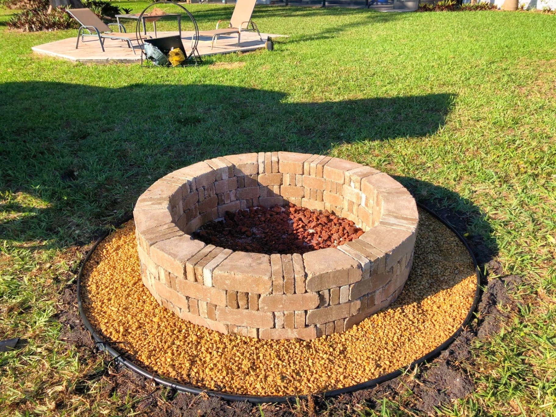 Custom Outdoor Fire Pit – Palm Beach Gardens, FL - Professional Home Improvement Project in South Florida