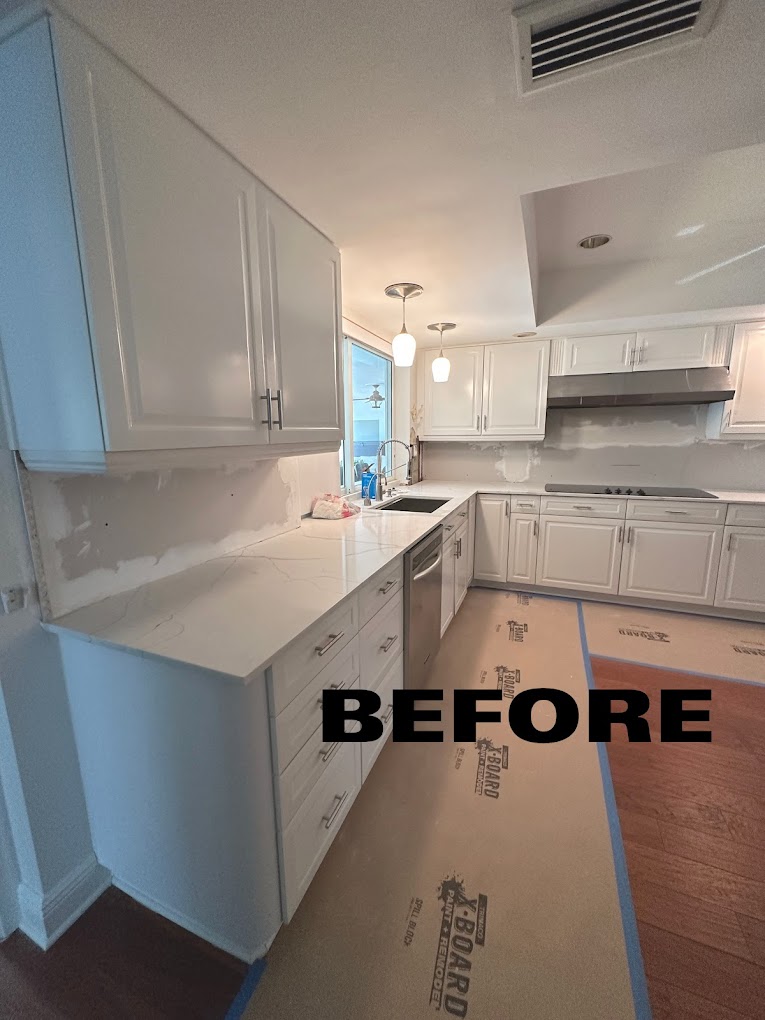 Tile Backsplash Installation – Boca Raton, FL - Professional Home Improvement Project Image 1 by FL Handyman LLC