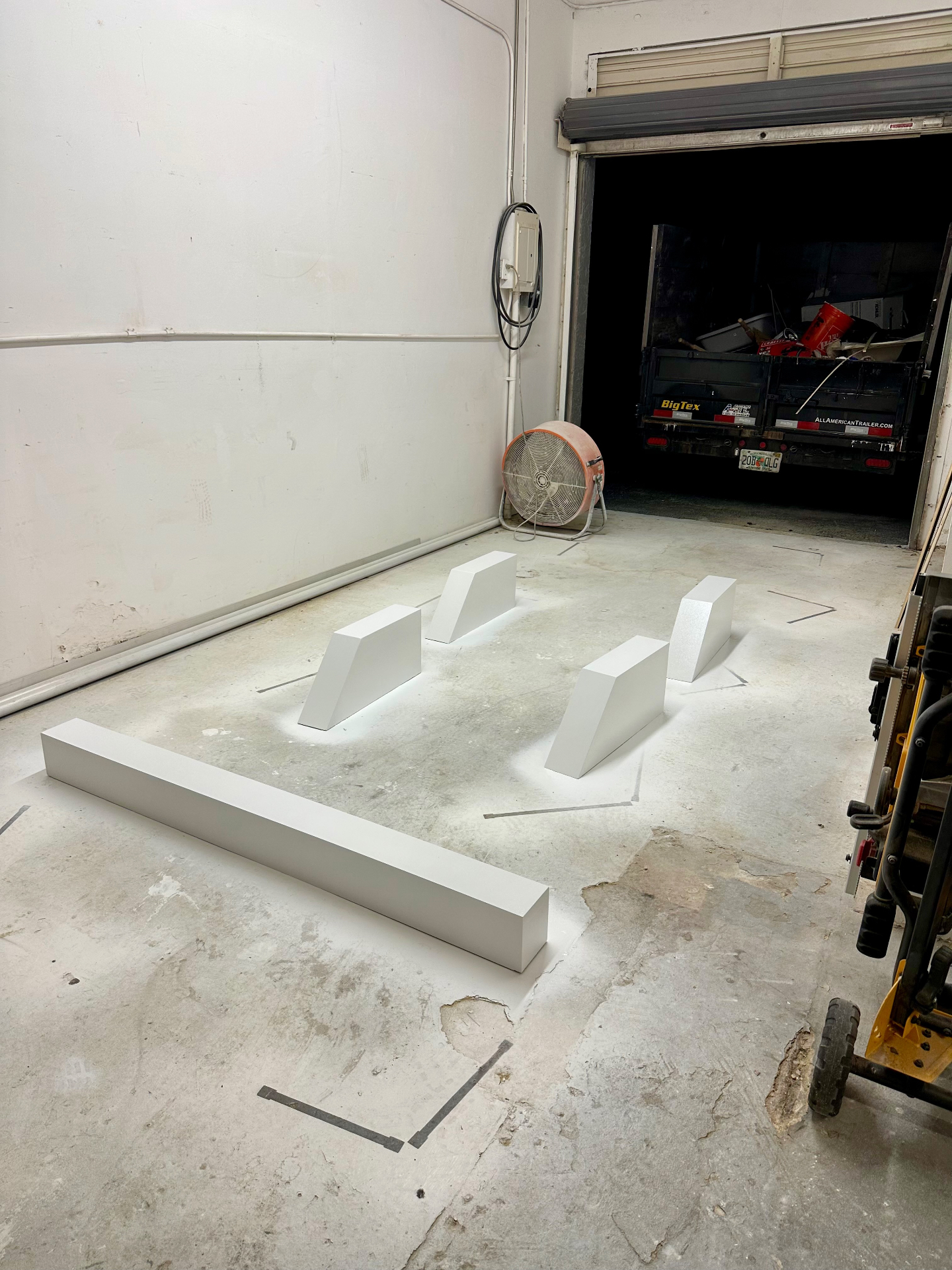Custom Entertainment Wall – Fireplace, TV & Stacked Stone | Delray Beach, FL - Professional Home Improvement Project Image 3